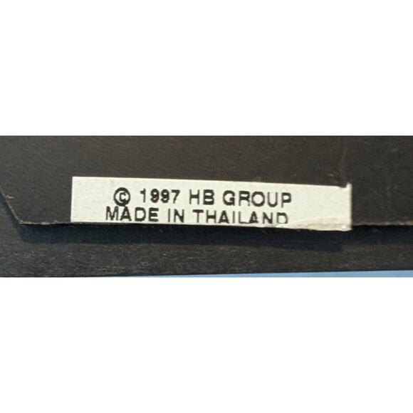 Vintage 1997 Rare Woods Wood Inlay Riveted Photo Frame Dark Brown Tan 5 X 7 - Picture 3 of 4